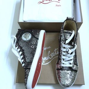 Christian Louboutin Bip Bip Orlato sequin high top